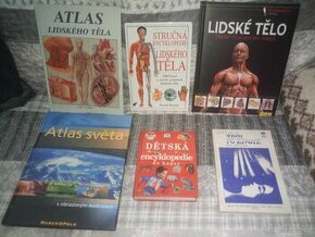 Atlas světa, Lidské tělo 3x, dětská encyklopedie atd