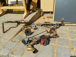 Zapojení kotle měď