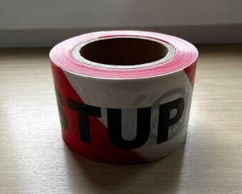Páska VSTUP ZAKÁZÁN 130 m, šířka 80 mm