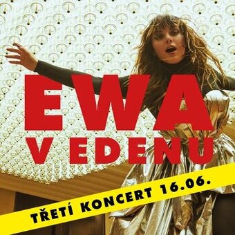 EWA FARNA V EDENU 16.06.2026 - 2 vstupenky, sezení