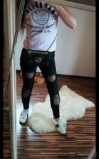 Super slimky džíny rifle