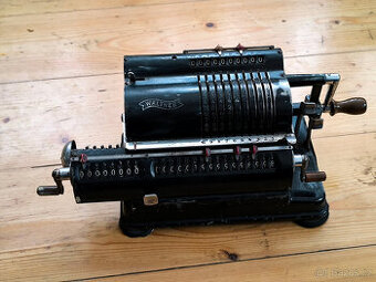 Walther starý počítací stroj 30.léta,Calr Walther, počítačka