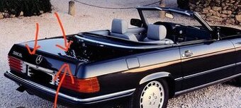 Mercedes R107 SL - koupím víko kufru