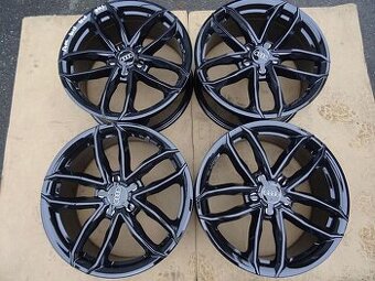 Alu disky černé na Audi, 18", 5x112, ET 45, šířka 8J