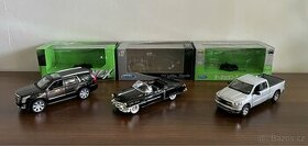 Modely amerických aut 1:27 - sada 3 kusy