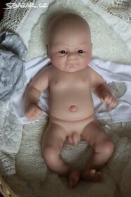 Roztomilé silikonové miminko chlapeček 36cm - 1