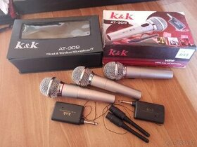 3x Mikrofon K&K AT-309