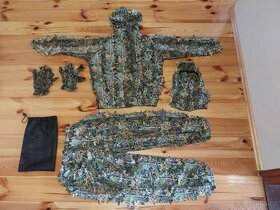 Ghillie suit - hejkal - maskovací oblek - maple leaf