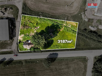 Prodej komerčního pozemku, 3187 m², Líšnice