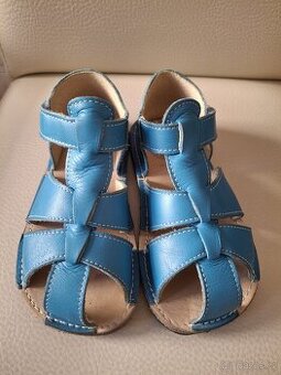 Kožené sandálky barefoot vel. 17 cm