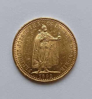 Zlaté 20koruny RU 1892,95,96,97 KB František Josef I