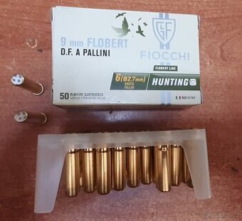 Náboje 9mm Flobert brokové Fiocchi 50ks