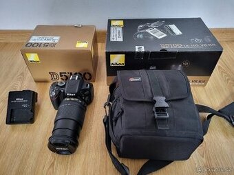 Zrcadlovka Nikon D5100 černý + Objektiv 18-105 AF-S DX VR