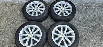 Alu kola VW 5x112, nove letní pneumatiky
