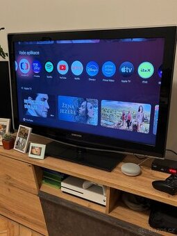 LCD TV Samsung 40" FullHD+ Google Chromecast 4 + set top bo