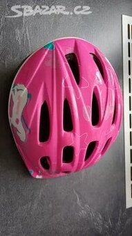 Přilba na kolo růžová, vel. S/M 50-54 cm - 1