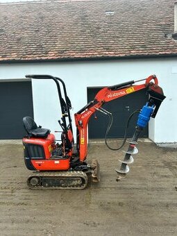 Zemní vrták, půdní vrták, vrtací souprava pro minibagr