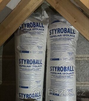 Styroball 250l x 2 - tepelná izolace z kuličkového pol.