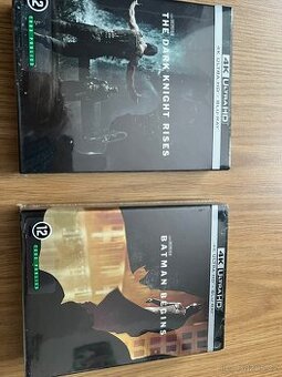 The Dark Knight + Rises Steelbook Sběratelské 4K UHD - 1