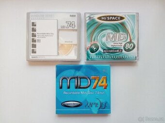 MiniDisc Window 74, Hi-Space 80, Primedisc 74 Japan