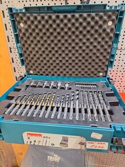 MAKITA- sada bitů a vrtáků SDS+, Mackpac, 65ks