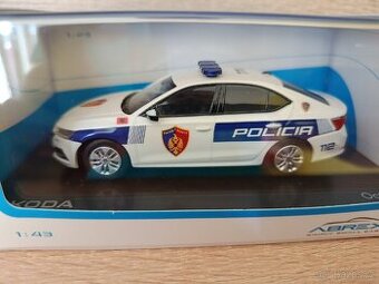 Škoda Octavia IV Policie Albánie Abrex 1:43