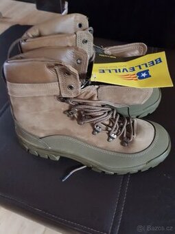 Kožené Ameticke armadni boty Belleville Goretex