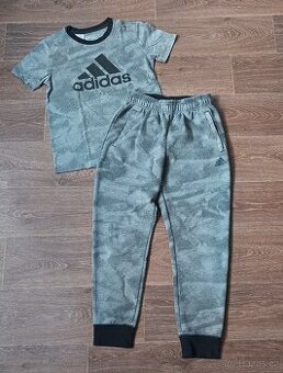 Dětské tepláky a tričko Adidas Essential climalite vel. 152