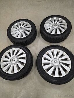Zimni kola pneu 205/55 r16 zanovni sada octavia 3