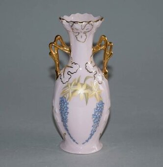 Vázička růžový porcelán Chodov