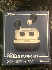TRUST sluchatka WIRELESS EARPHONES Compact nova