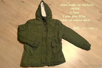 Zimní bunda XL- NOVÁ