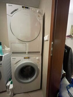 Miele pračka + sušička – set Softtronic W 1949 a T 7744 C
