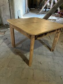 Dubovy stul masiv 60.leta