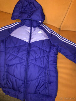Teplá zimní bunda ADIDAS, top stav, vel. do 158