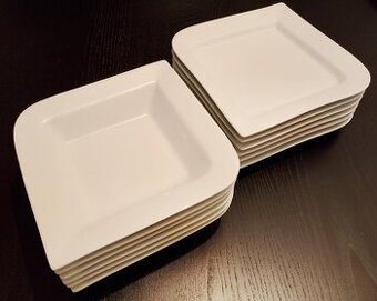 Sada hranatých talířů