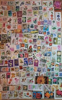 Sbírka známek flóry