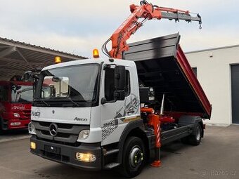 Mercedes-Benz Atego 1524 sklápěč třístranný hydraulická ruka