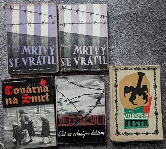 Sbírka knih o holokaustu a hrůzách 2. sv. války