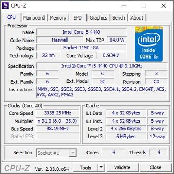 Intel i5-4440