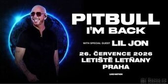 Pitbull koncert, Letňany, 26. 7. 2026, 4ks, Golden Circle