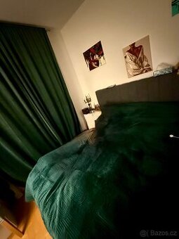 Stylová sada do ložnice - přehoz, záclony, polštáře