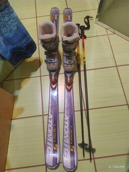 Lyžařský set, lyže Atomic, lyžáky 39 Head