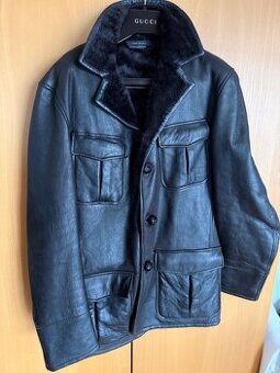 Kožená bunda Gucci