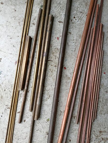 kulatina různé druhy měď, mosaz, bronz