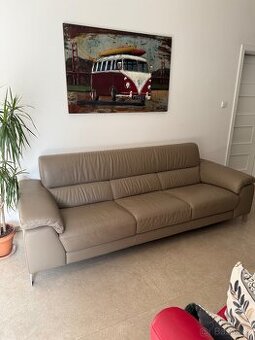 Italská kožená sedačka