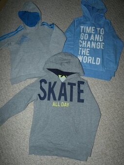 Bavlněná mikina vel 140, Adidas, H&M, George