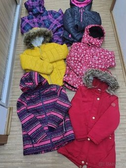 Zimní bundy 128,134,140,152