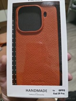 Oppo find X9 pro kozene pouzdro Melkco oranzove nove