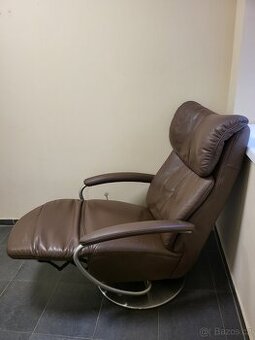 relaxační křeslo Himolla kožené, luxus